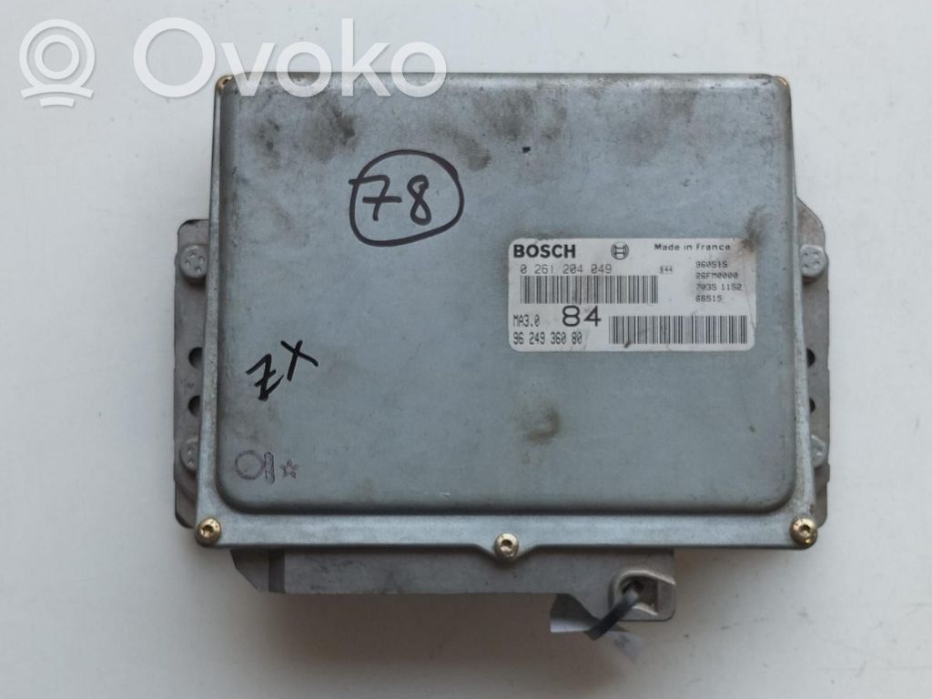 Citroen ZX Engine control unit/module 