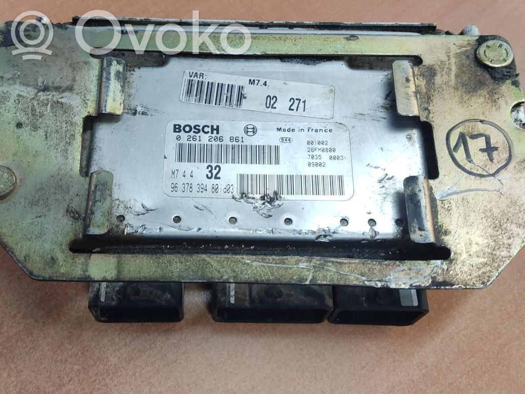 Engine control unit/module   9637839480,26FM0800