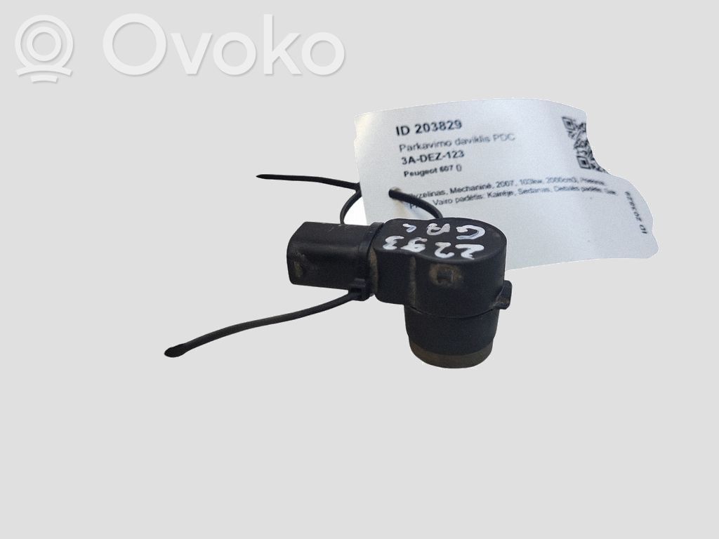 Peugeot 607 Sensor de aparcamiento PDC 