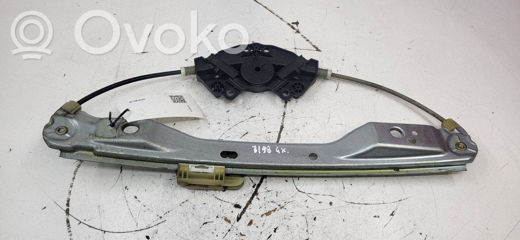 Volvo S60 Meccanismo di sollevamento del finestrino posteriore senza motorino 
