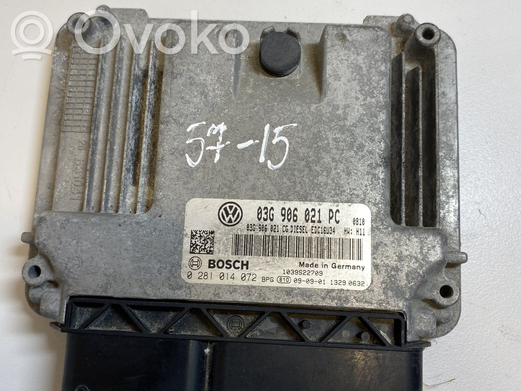 Volkswagen Caddy Engine control unit/module 