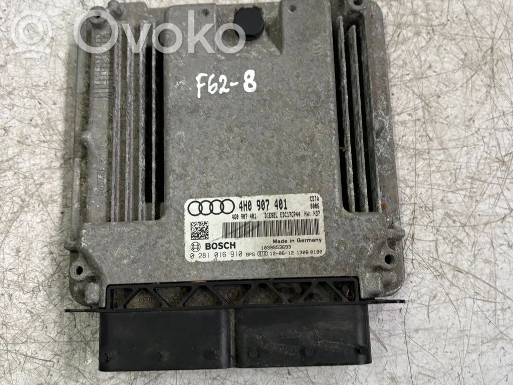 Audi A8 S8 D4 4H Engine control unit/module 