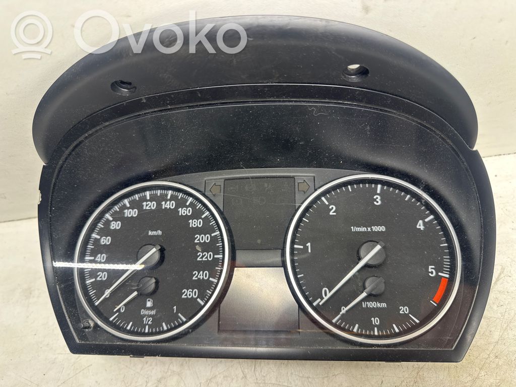 BMW 3 E90 E91 Speedometer (instrument cluster) 
