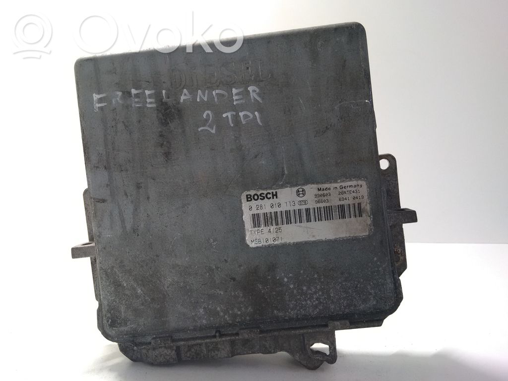 Engine control unit/module   0281010113,28RTE431