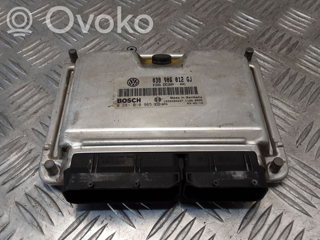 Skoda Fabia Mk1 (6Y) Engine control unit/module 