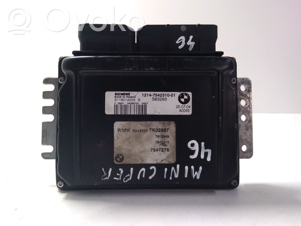 Mini One - Cooper R50 - 53 Engine control unit/module 