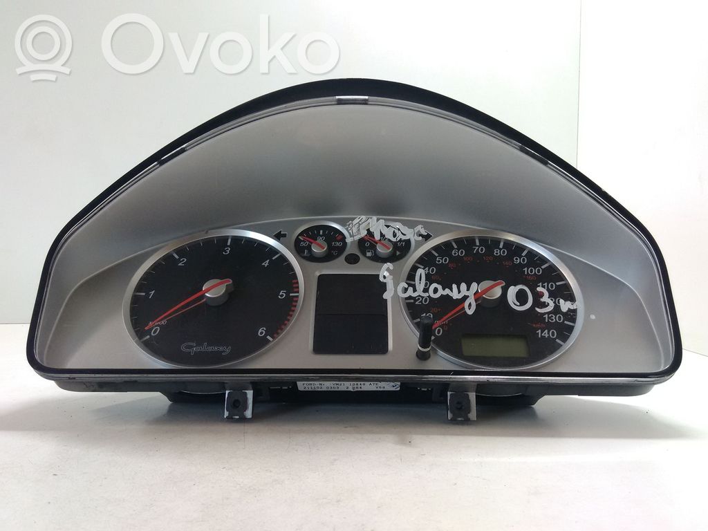 Ford Galaxy Geschwindigkeitsmesser Cockpit 