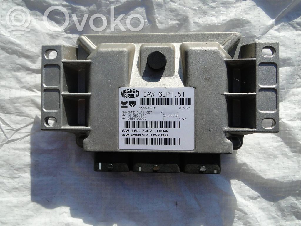 Engine control unit/module   9654716780,9654792980,16747004