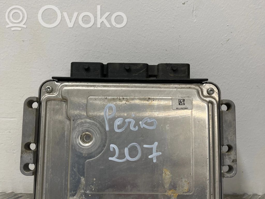 Peugeot 207 Dzinēja vadības bloks 
