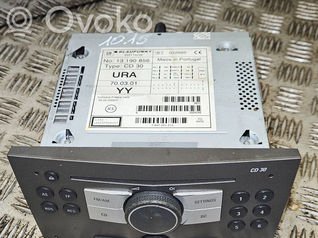 Opel Zafira B Panel / Radioodtwarzacz CD/DVD/GPS 