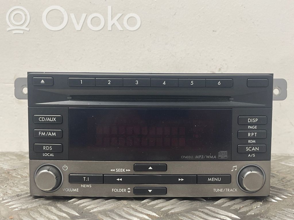 Subaru Forester SH Unité principale radio / CD / DVD / GPS 