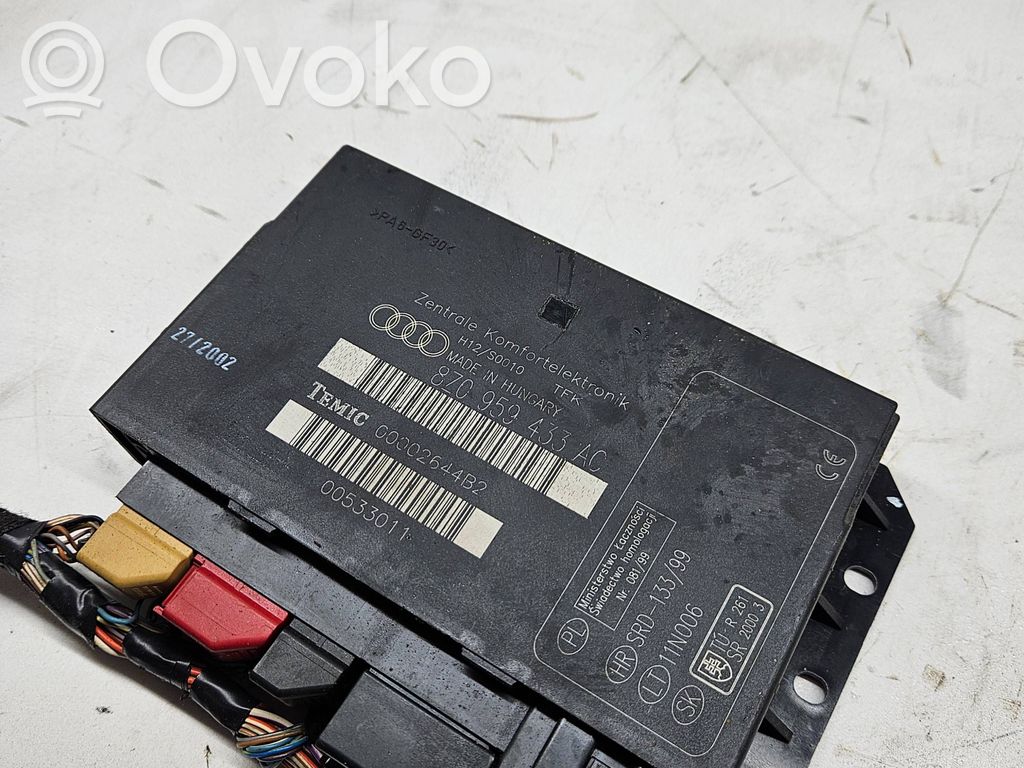 Audi A2 Komforto modulis 