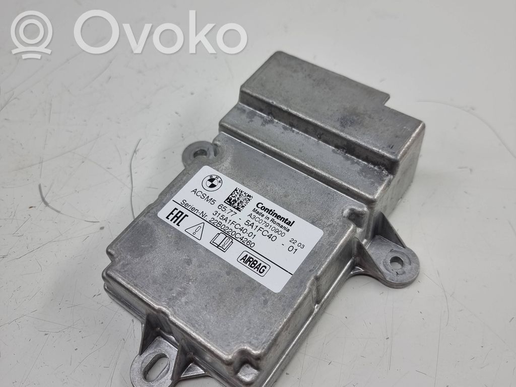 BMW 5 G30 G31 G38 Airbag control unit/module 