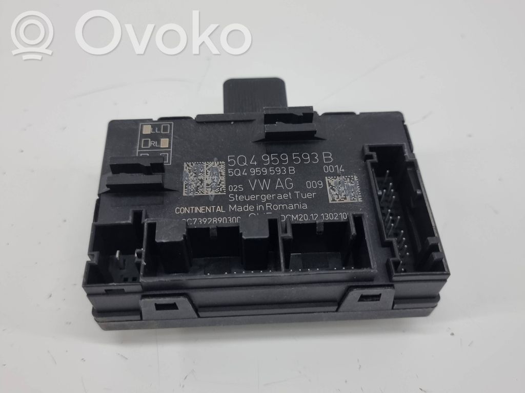 Skoda Octavia Mk3 (5E) Door control unit/module 