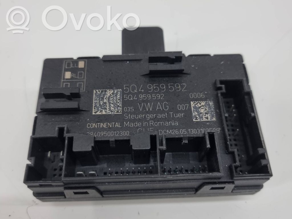 Skoda Octavia Mk3 (5E) Door control unit/module 