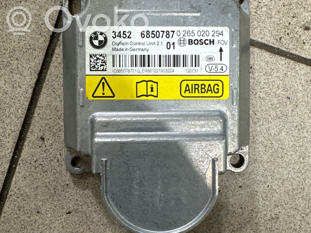 Airbag control unit/module   6850787,0265020294