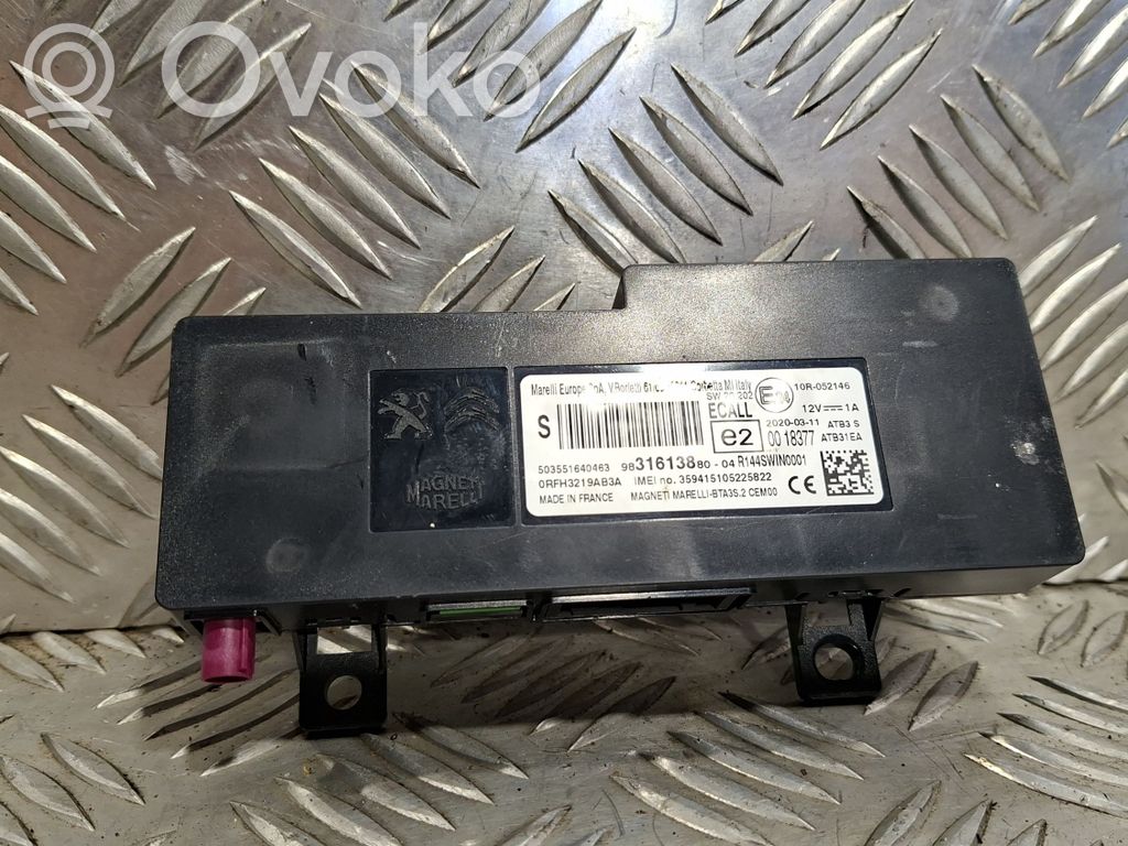 Citroen C4 SpaceTourer Other control units/modules 