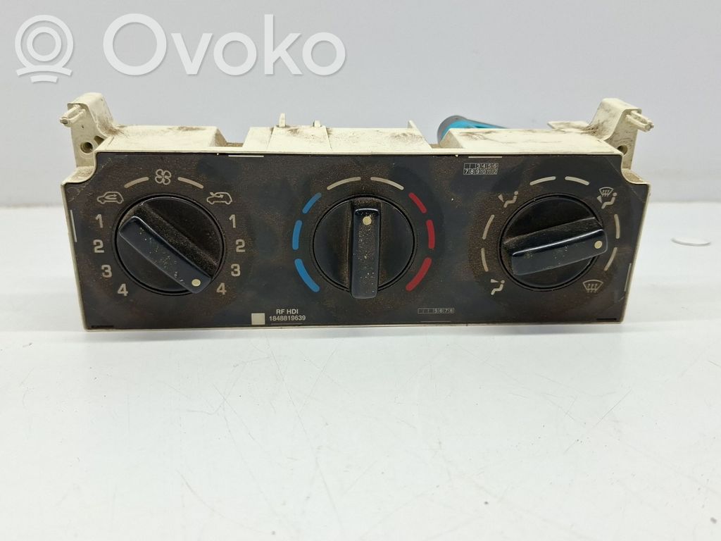 Citroen Berlingo Climate control unit 