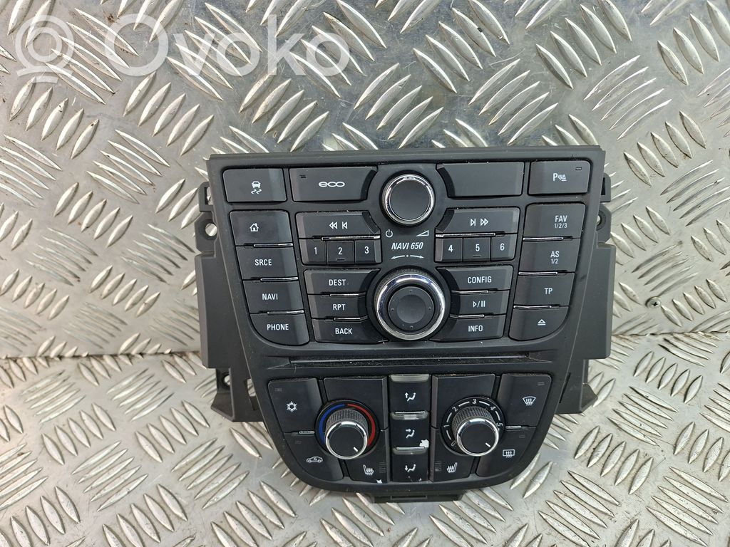 Opel Astra J Climate control unit 