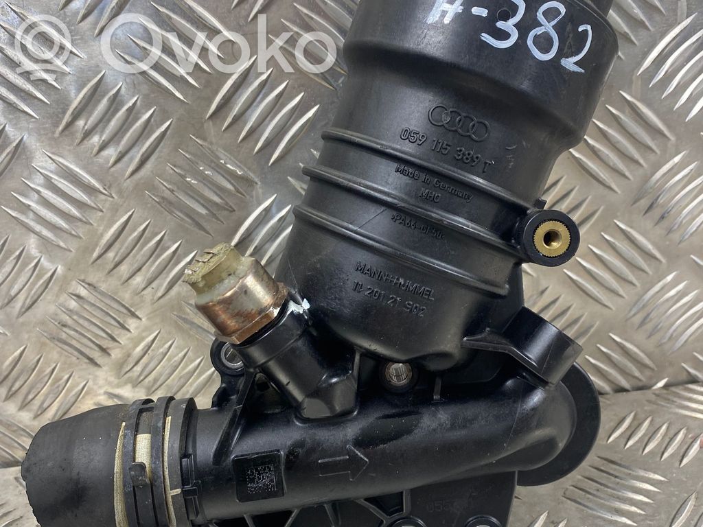 Audi Q7 4M Oil filter mounting bracket 