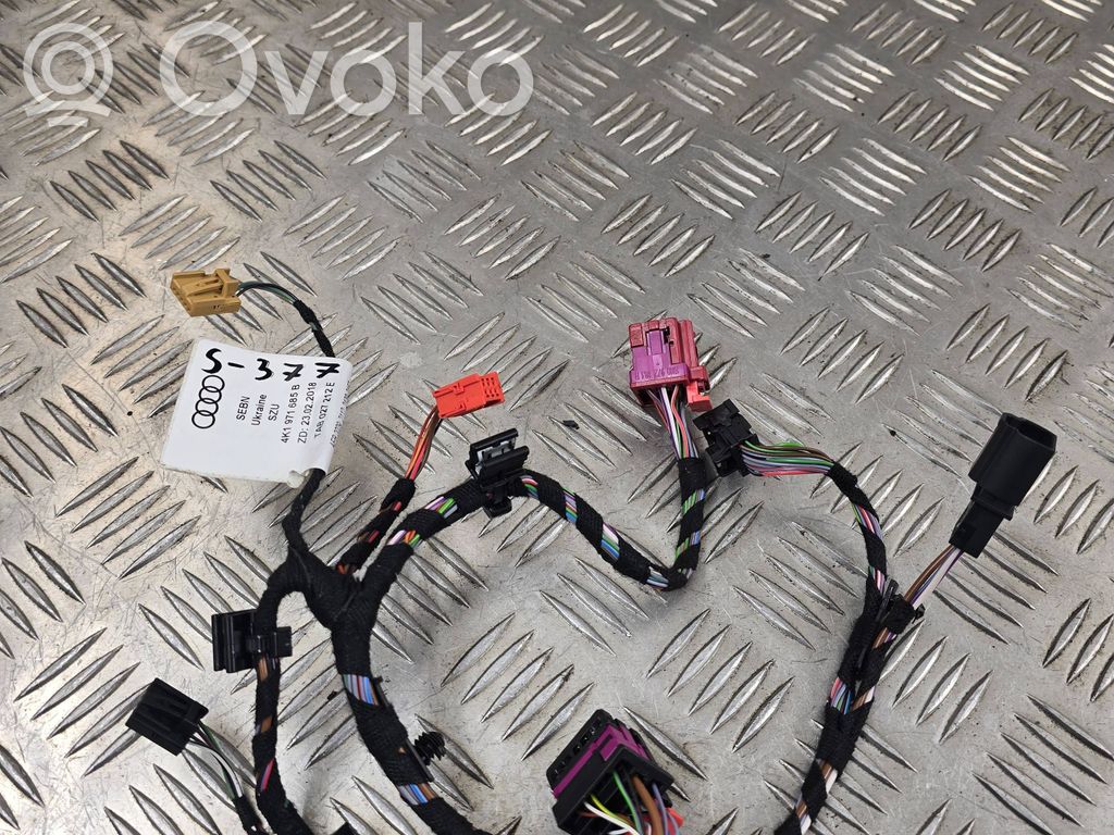 Audi A6 S6 C8 4K Cables del panel 
