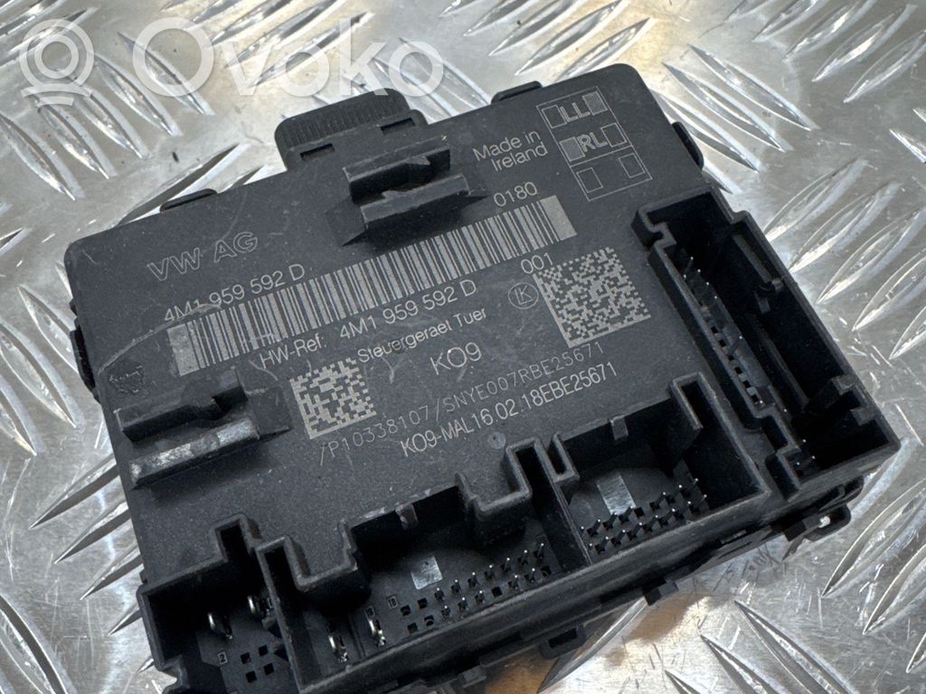Audi A6 S6 C8 4K Door control unit/module 
