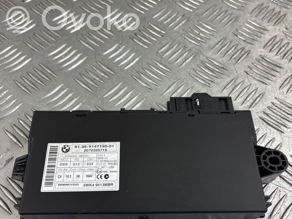 BMW 5 E60 E61 CAS valdymo blokas/ modulis 