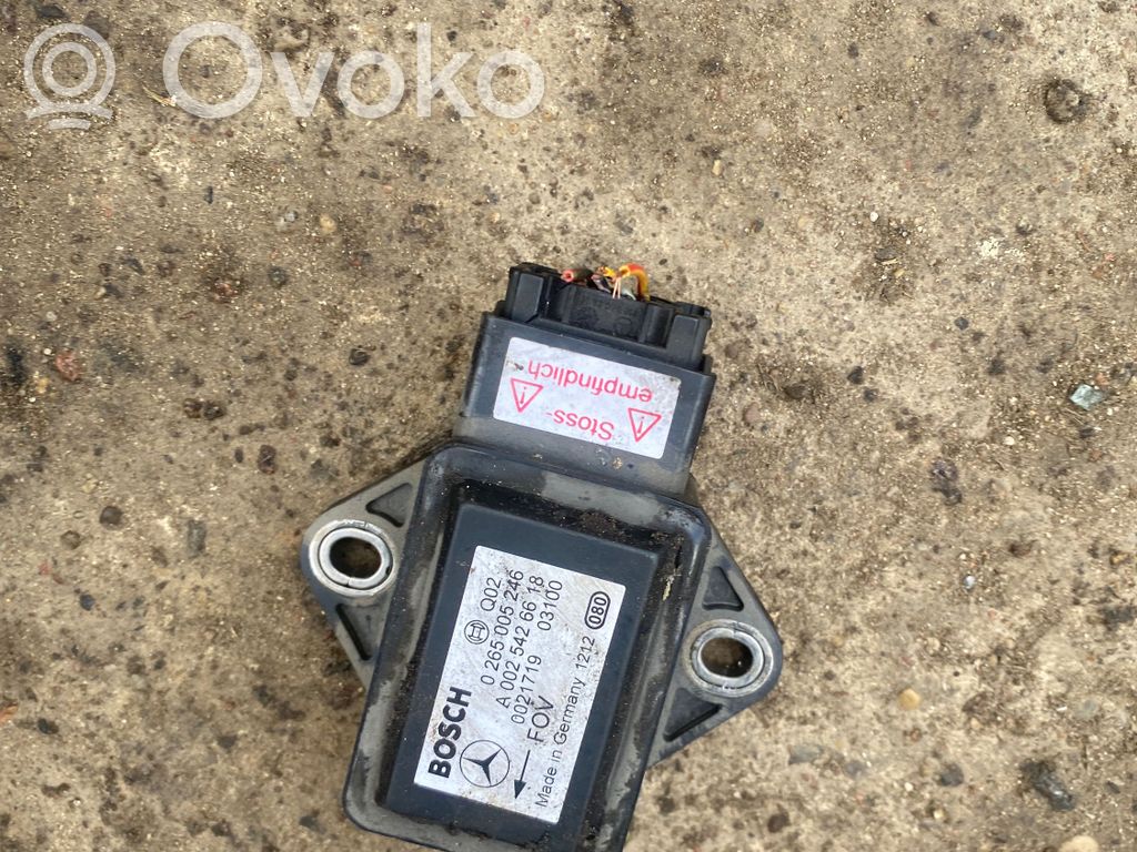 Mercedes-Benz E W211 Sensor ESP de aceleración de frecuencia del intermitente 