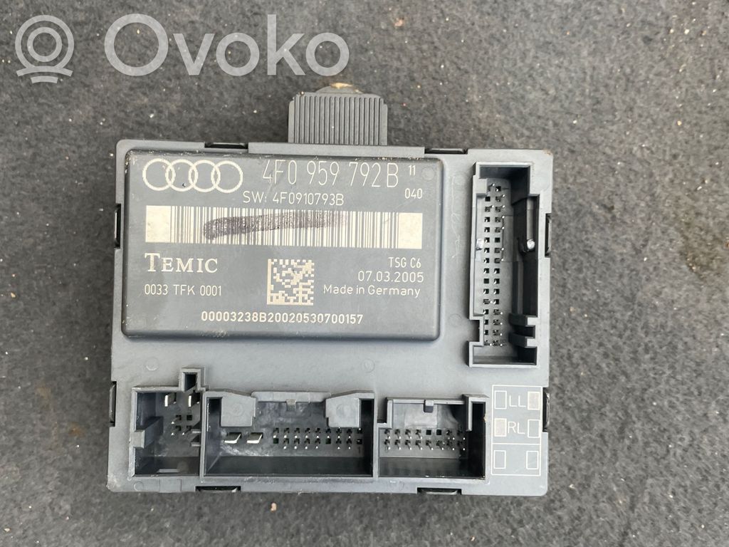 Door control unit/module   4F0959792B,4F0910793B,0033T5K0001