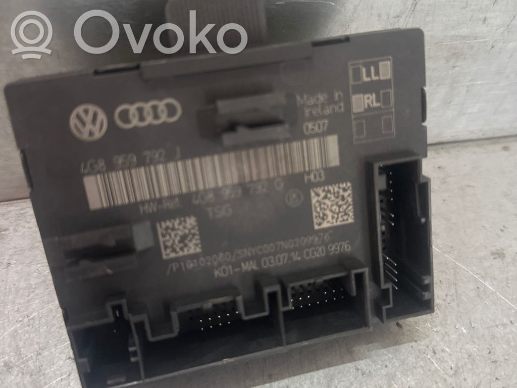 Audi A6 S6 C7 4G Sterownik / Moduł drzwi 