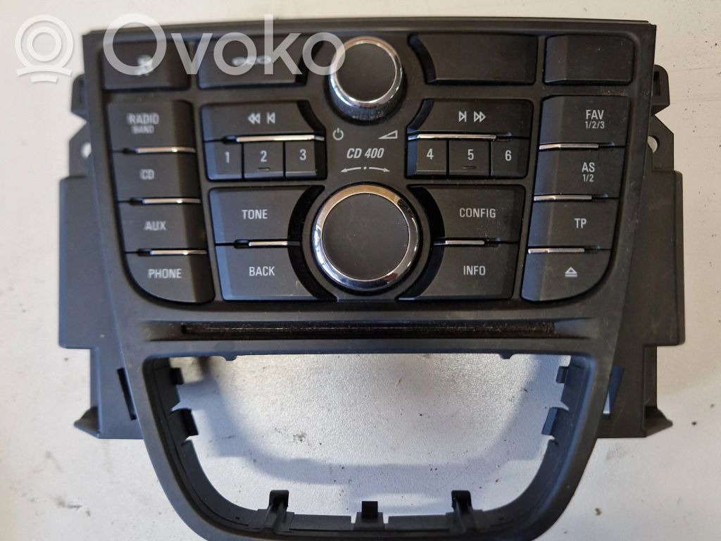 Opel Astra J Head unit multimedia control 