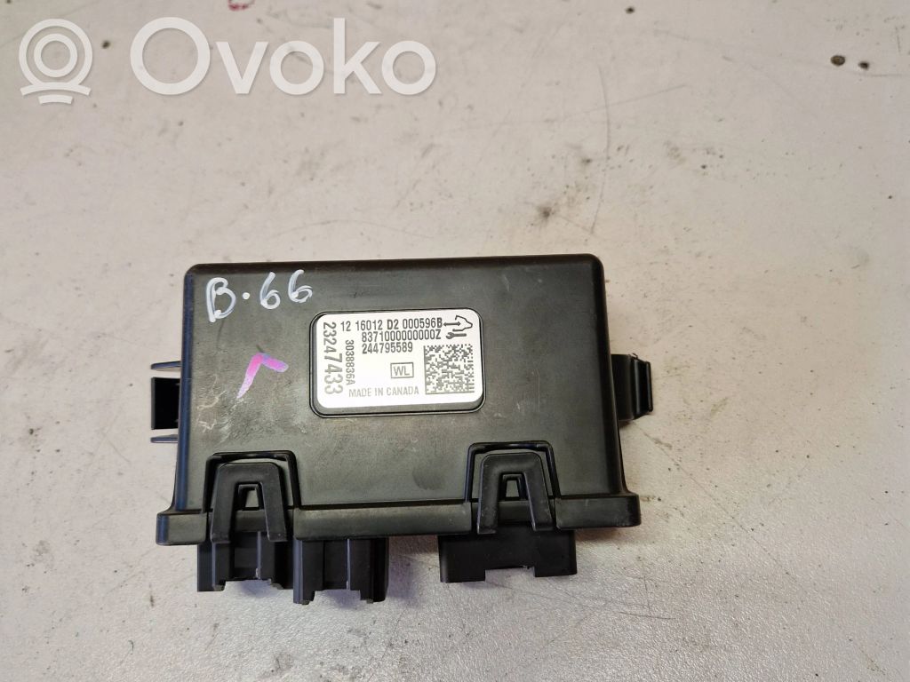 Opel Astra K Tailgate/trunk control unit/module 