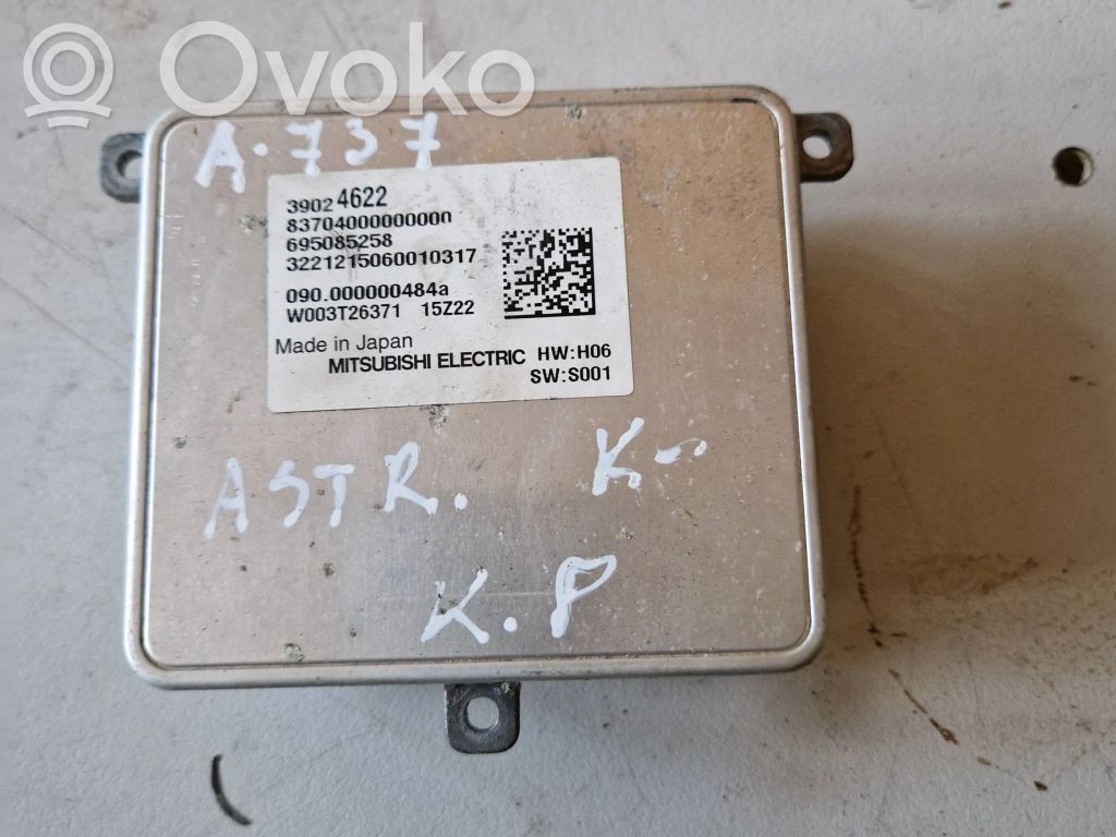 Opel Astra K Headlight ballast module Xenon 