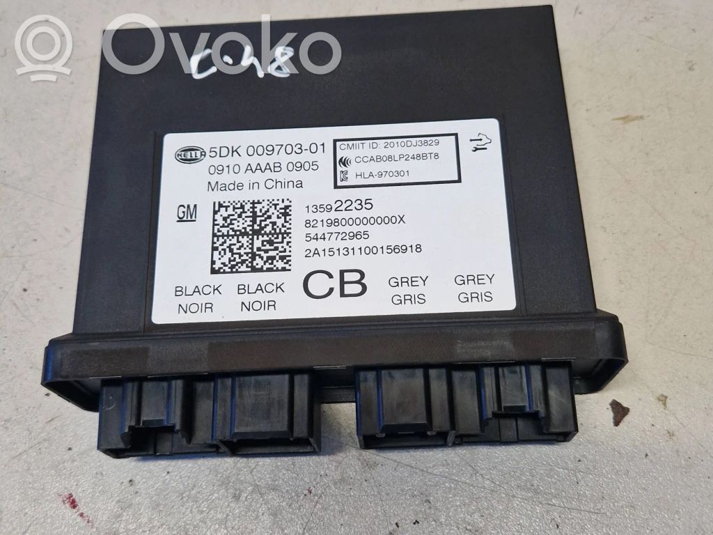Opel Insignia A Module de contrôle sans clé Go 