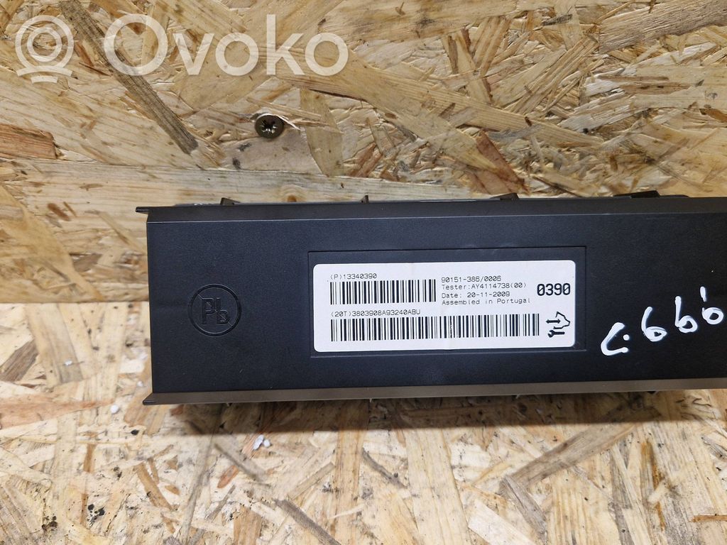 Opel Astra J Oro kondicionieriaus/ klimato/ pečiuko valdymo blokas (salone) 