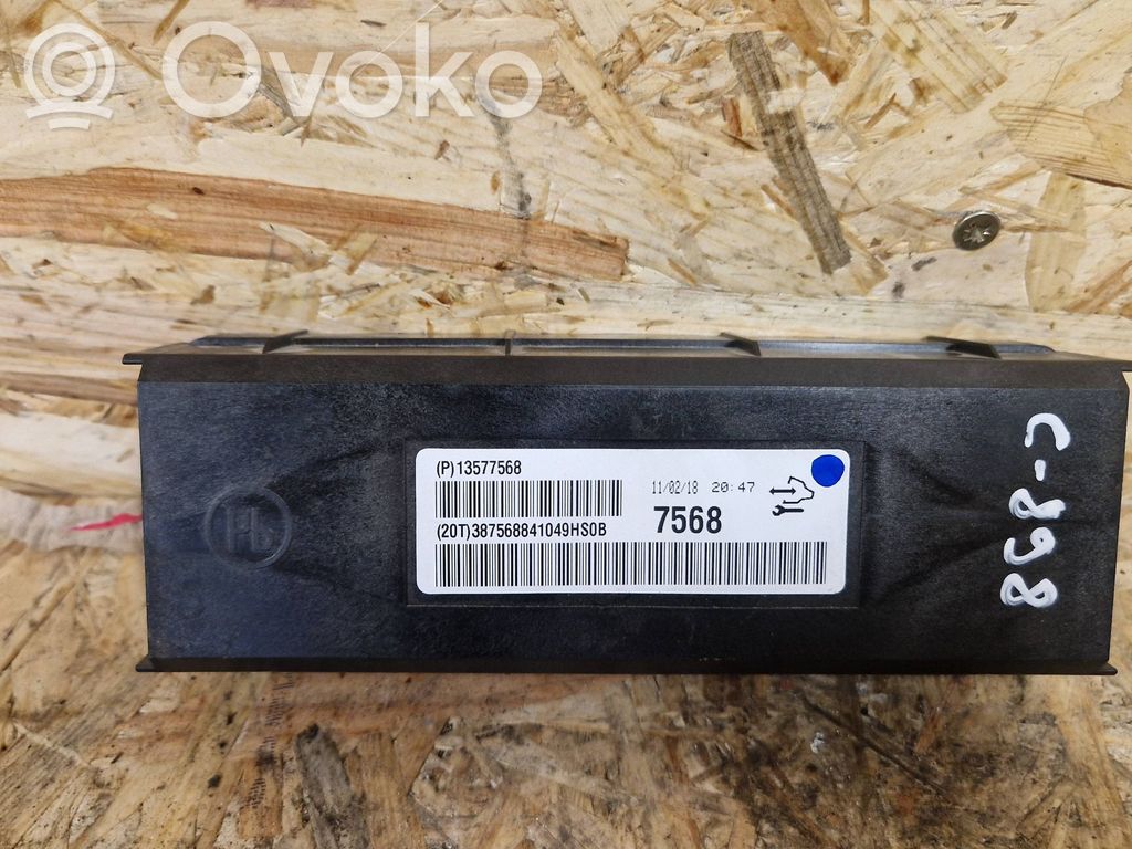 Opel Insignia A Air conditioning/heating control unit 