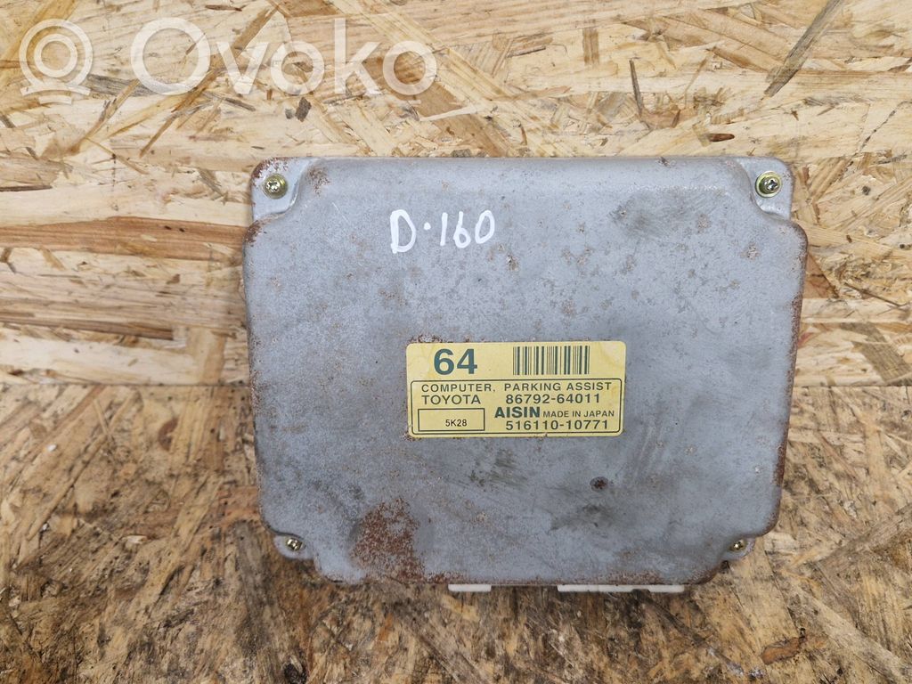 Toyota Corolla Verso E121 Unité de commande, module PDC aide au stationnement 