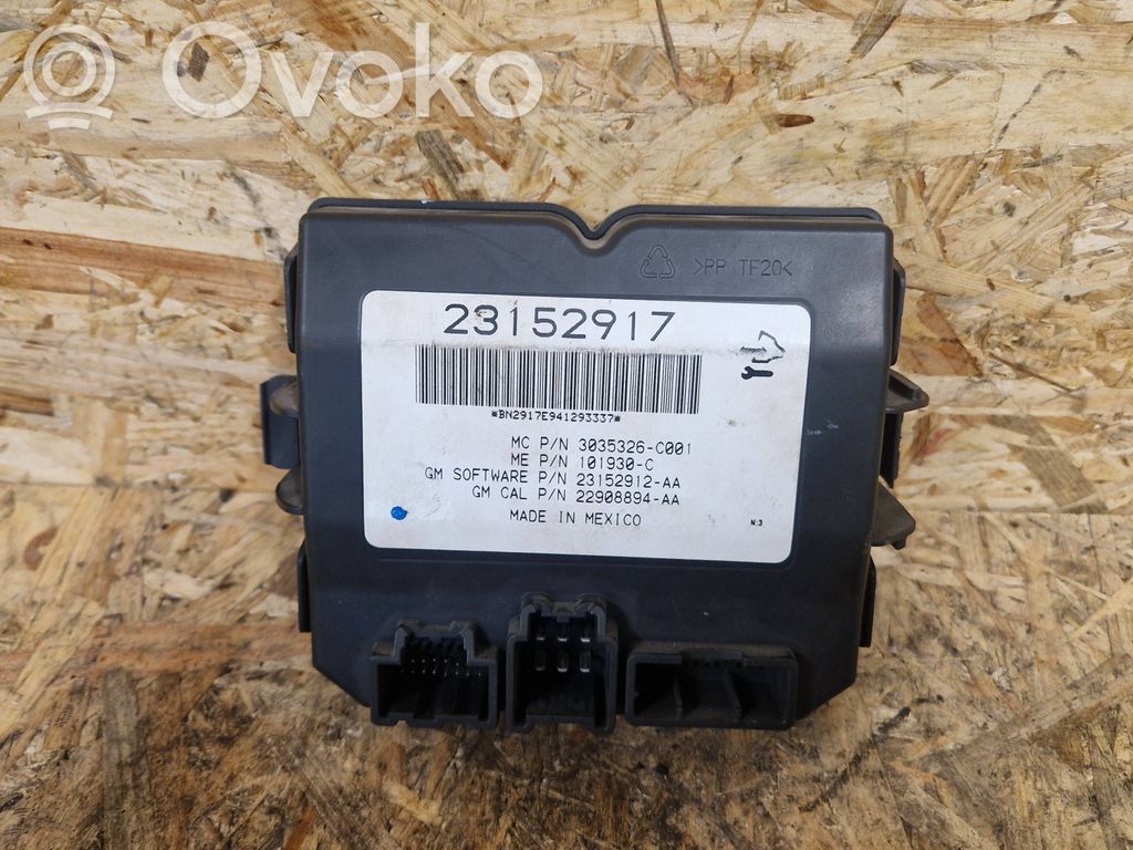 Opel Insignia A Unité de commande / module de hayon 