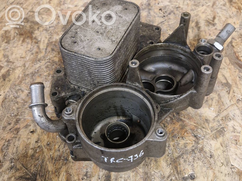 Audi A6 S6 C6 4F Oil filter mounting bracket 