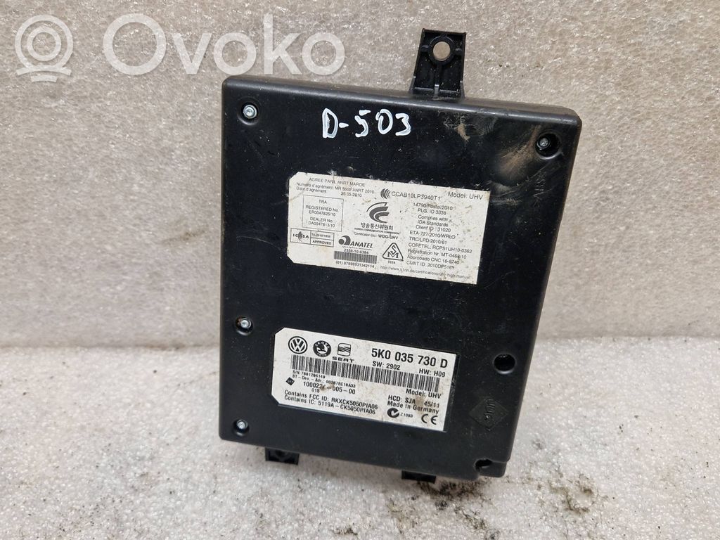 Bluetooth control unit module   5K0035730D,7661294149,10002240050