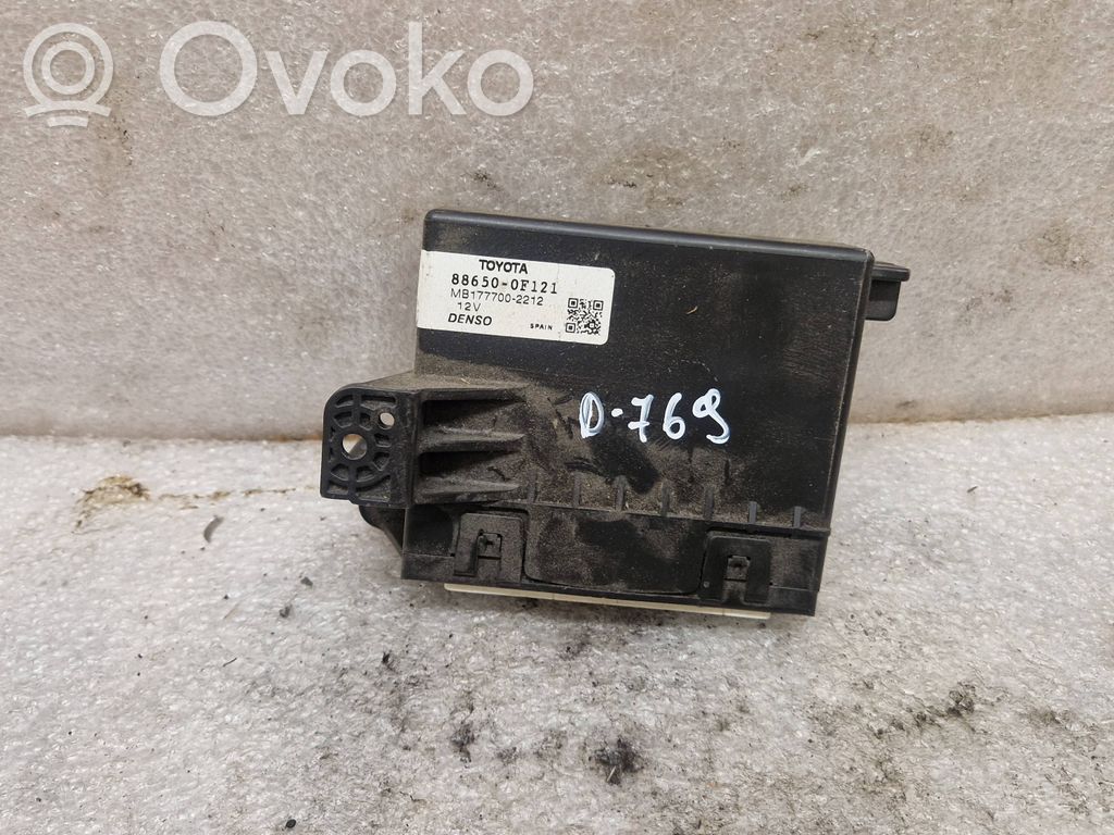 Toyota Verso Climate control unit 