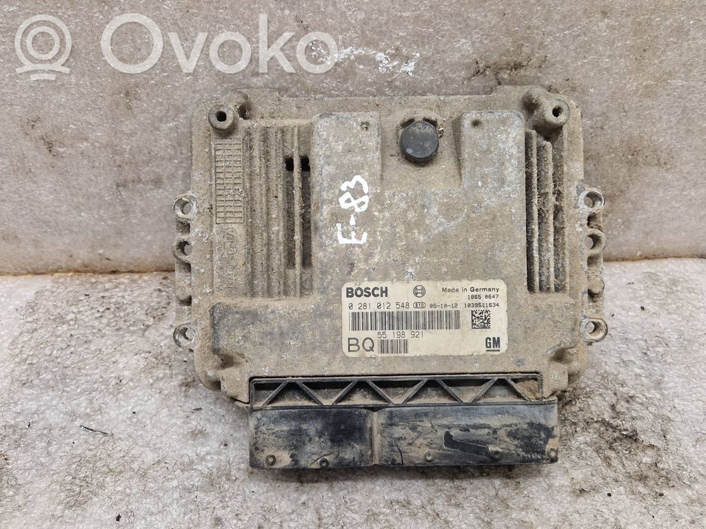 Opel Astra H Engine control unit/module 