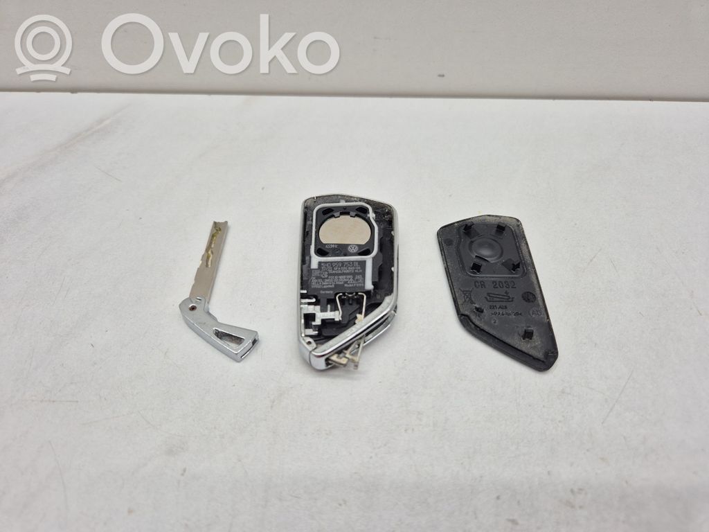 Volkswagen ID.3 Užvedimo raktas (raktelis)/ kortelė 