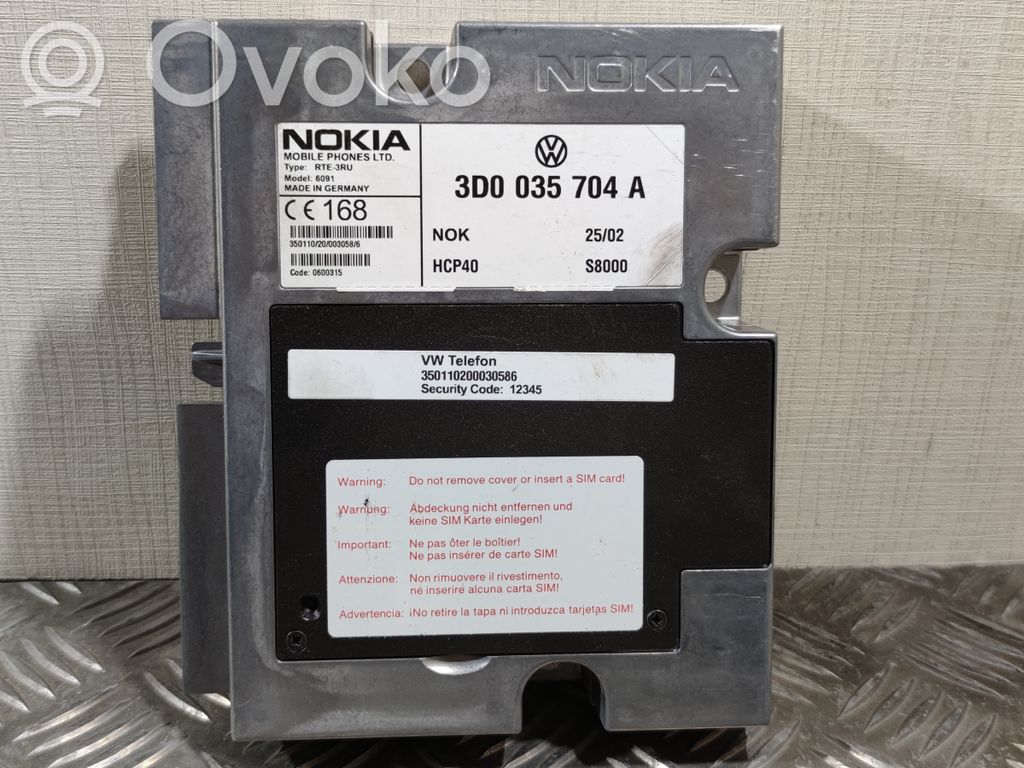 Phone control unit/module   3D0035704A