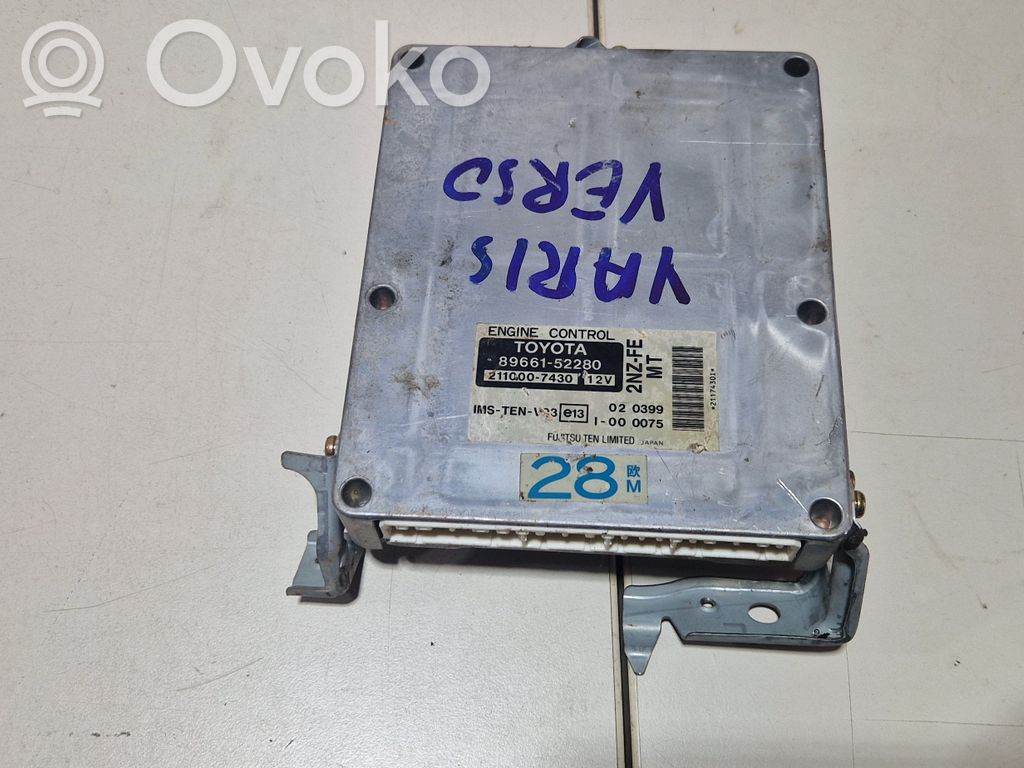 Toyota Yaris Verso Engine control unit/module 