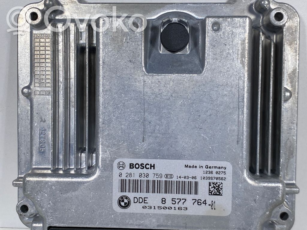 Engine control unit/module   0281030759,8577764,1039S70562,031500163
