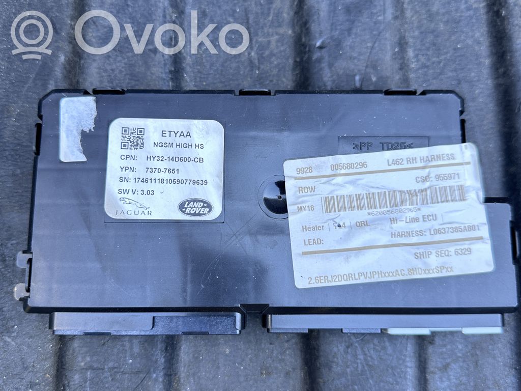 Land Rover Discovery 5 Module de commande de siège 