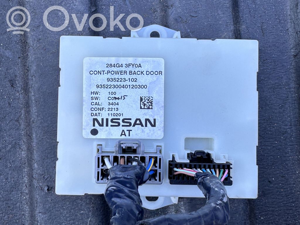 Infiniti FX Sterownik / Moduł elektrycznej klapy tylnej / bagażnika 