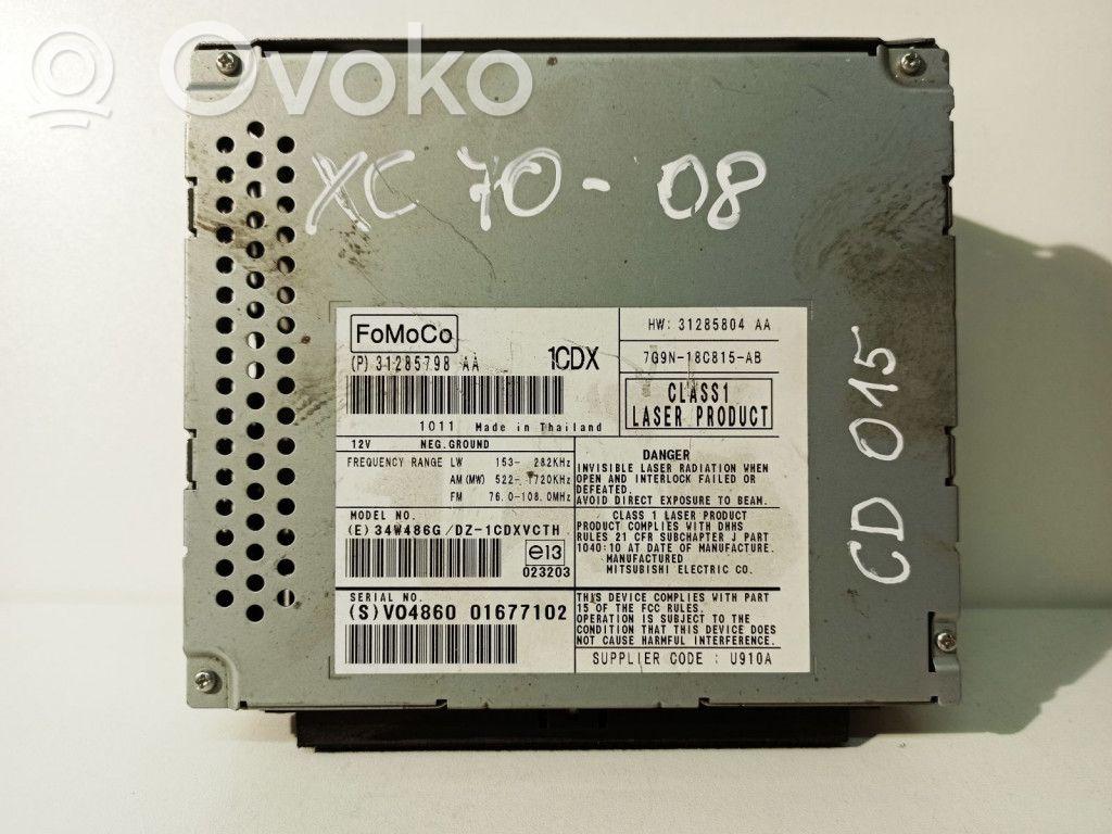 Volvo XC70 Radio/CD/DVD/GPS head unit 