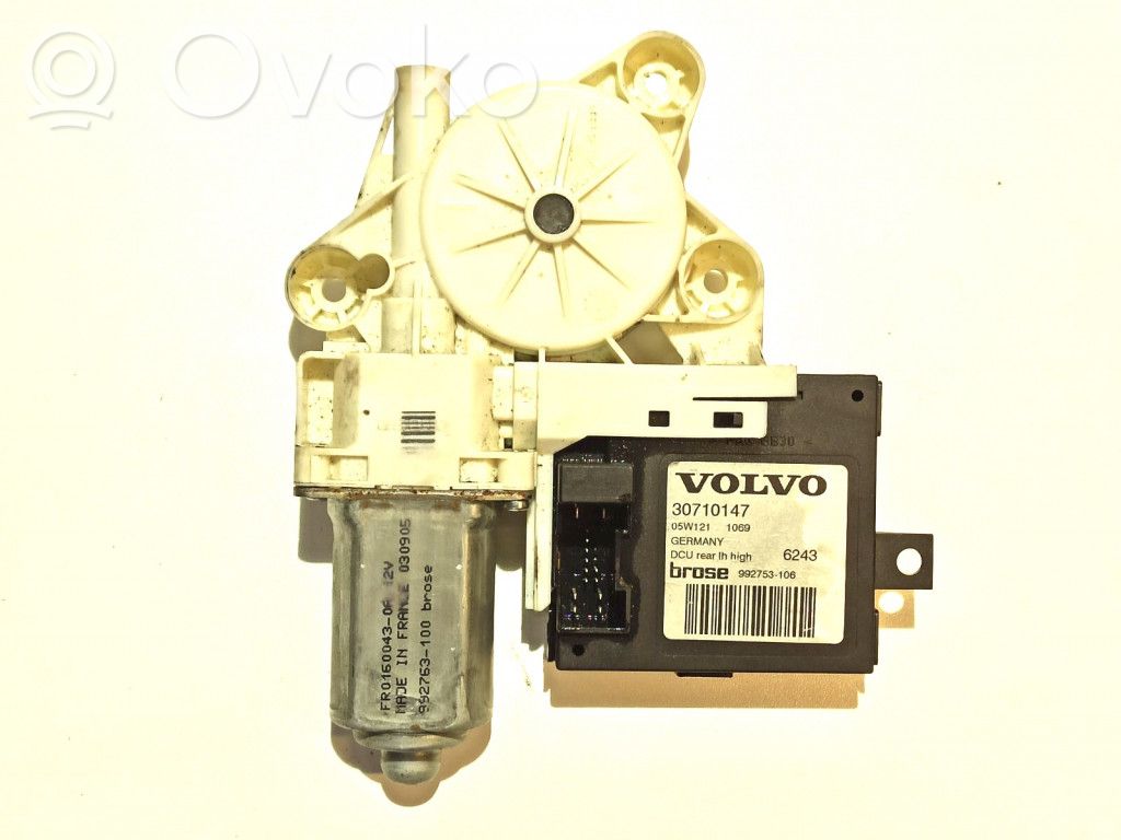 Volvo S40 Rear door window regulator motor 